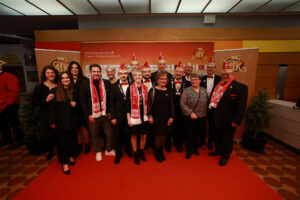 10.01.2026, Europahalle, Trier, GER, Karneval, ATK-Gala 2026 - Sponsorenwand, im BildFoto © Sebastian J. Schwarz