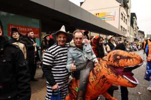 16.02.2026, Innenstadt, Trier, GER, Karneval, ATK Rosenmontagsumzug, im BildFoto © Sebastian J. Schwarz