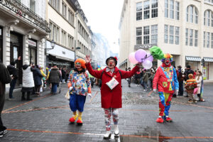 16.02.2026, Innenstadt, Trier, GER, Karneval, ATK Rosenmontagsumzug, im BildFoto © Sebastian J. Schwarz