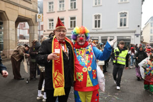 16.02.2026, Innenstadt, Trier, GER, Karneval, ATK Rosenmontagsumzug, im BildFoto © Sebastian J. Schwarz