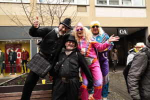16.02.2026, Innenstadt, Trier, GER, Karneval, ATK Rosenmontagsumzug, im BildFoto © Sebastian J. Schwarz