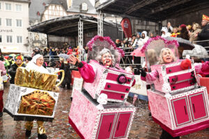 16.02.2026, Innenstadt, Trier, GER, Karneval, ATK Rosenmontagsumzug, im BildFoto © Sebastian J. Schwarz