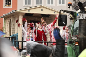 16.02.2026, Innenstadt, Trier, GER, Karneval, ATK Rosenmontagsumzug, im BildFoto © Sebastian J. Schwarz