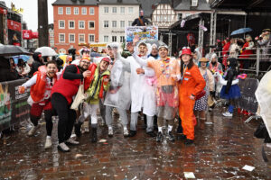 16.02.2026, Innenstadt, Trier, GER, Karneval, ATK Rosenmontagsumzug, im BildFoto © Sebastian J. Schwarz