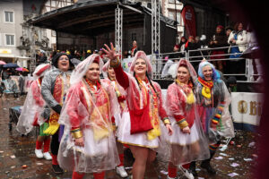 16.02.2026, Innenstadt, Trier, GER, Karneval, ATK Rosenmontagsumzug, im BildFoto © Sebastian J. Schwarz