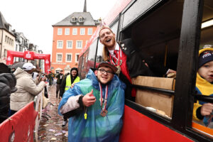 16.02.2026, Innenstadt, Trier, GER, Karneval, ATK Rosenmontagsumzug, im BildFoto © Sebastian J. Schwarz