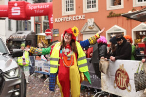 16.02.2026, Innenstadt, Trier, GER, Karneval, ATK Rosenmontagsumzug, im BildFoto © Sebastian J. Schwarz