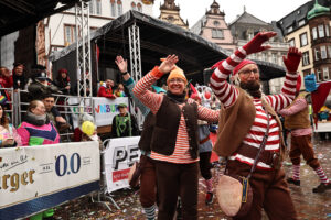 16.02.2026, Innenstadt, Trier, GER, Karneval, ATK Rosenmontagsumzug, im BildFoto © Sebastian J. Schwarz