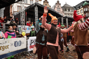 16.02.2026, Innenstadt, Trier, GER, Karneval, ATK Rosenmontagsumzug, im BildFoto © Sebastian J. Schwarz