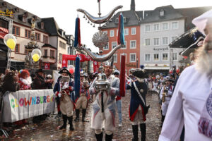 16.02.2026, Innenstadt, Trier, GER, Karneval, ATK Rosenmontagsumzug, im BildFoto © Sebastian J. Schwarz