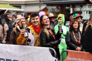 16.02.2026, Innenstadt, Trier, GER, Karneval, ATK Rosenmontagsumzug, im BildFoto © Sebastian J. Schwarz